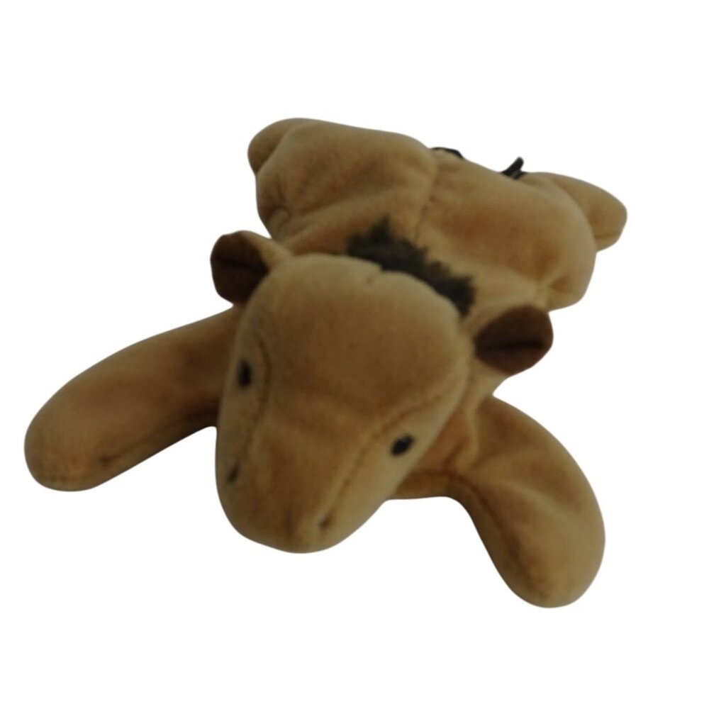 Vintage Ty Beanie Baby Derby Horse 1995 Brown Stuffed Animal Plush Soft Toy 8"
